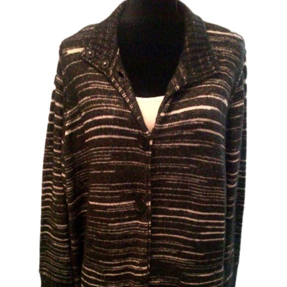 Jones New York Signature 2X Cardigan Sweater Button Up Long Sweater - Picture 2 of 7